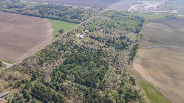 W7429 Akron Dr, Wild Rose, WI 54984 - aerial overview of property's location featuring rural landscape