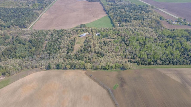 W7429 Akron Dr, Wild Rose, WI 54984 - view of property location with a forest