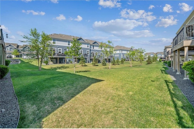4271 Corn Silk Ln, Saint Paul, MN 55129 - view of green lawn featuring a residential view