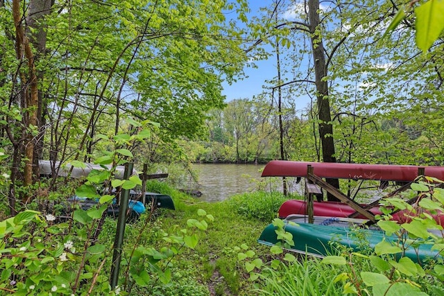 2734 Old Mill Dr Unit A-2, Racine, WI 53405 - view of yard featuring a water view