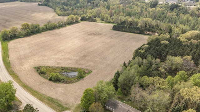 N2757 Shadow Rd, Waupaca, WI 54981 - overview of rural landscape with a forest