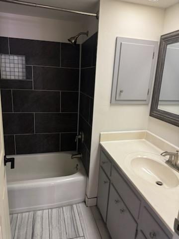 2416 N 69th St Unit 2418, Wauwatosa, WI 53213 - bathroom featuring tub / shower combination and vanity