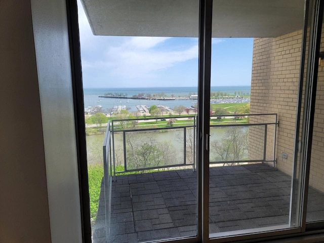 1610 N Prospect Ave Unit 506, Milwaukee, WI 53202 - balcony with a water view