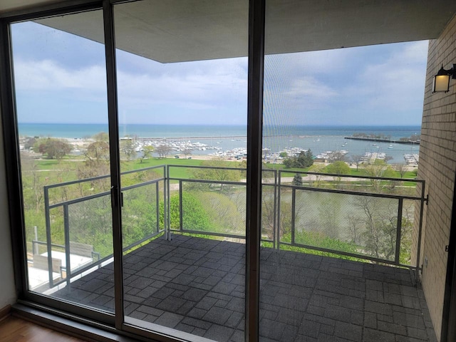 1610 N Prospect Ave Unit 506, Milwaukee, WI 53202 - balcony with a water view