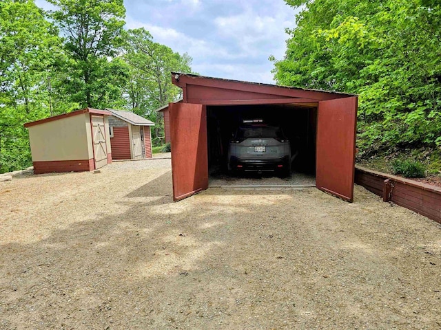 4905 Starlight Ln, Cassville, WI 53806 - view of garage