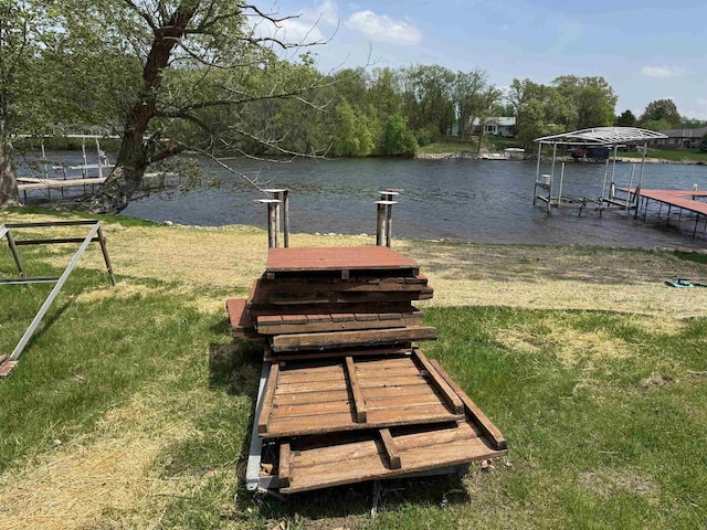 E12742 Weigands Bay N, Merrimac, WI 53561 - dock with a water view