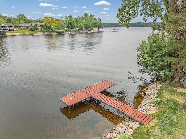 E12742 Weigands Bay N, Merrimac, WI 53561 - dock area featuring a water view