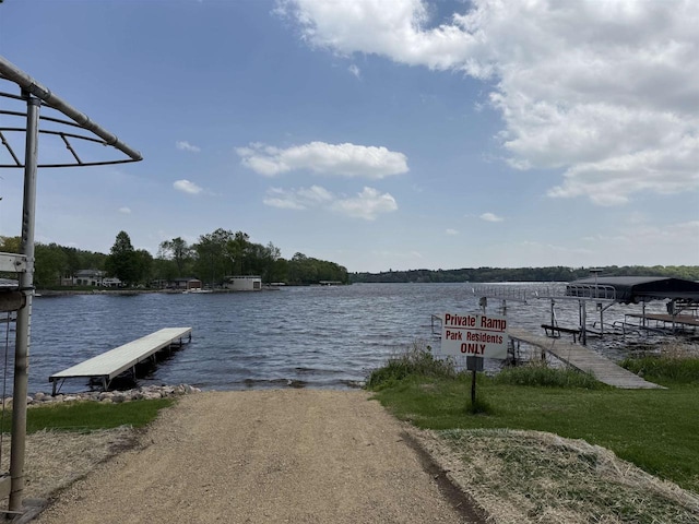 E12742 Weigands Bay N, Merrimac, WI 53561 - dock featuring a water view