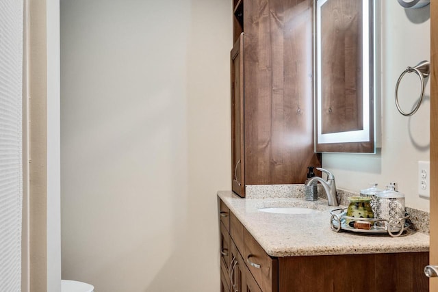 1204 Lakeview Dr # 6, Tomah, WI 54660 - half bathroom with vanity and toilet