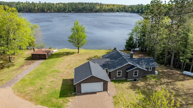 12450 Nixon Rd, Minocqua, WI 54548 - view of subject property featuring a large body of water and a forest