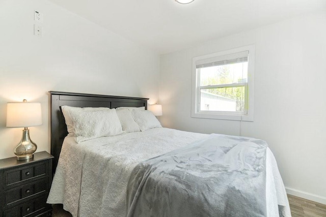 30994 122nd St, New Auburn, WI 54757 - bedroom with wood finished floors and baseboards
