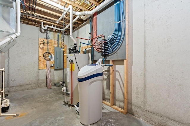 450 Lake Ave, Montello, WI 53949 - utilities with water heater and electric panel