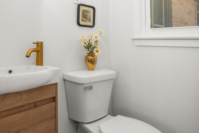 2285 N 166th St, Brookfield, WI 53005 - half bath featuring toilet and vanity