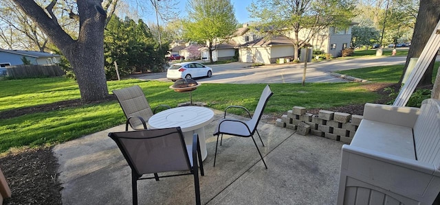 26 Waunona Woods Ct, Madison, WI 53713 - view of patio featuring a residential view