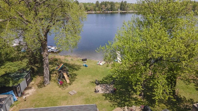 W7660 State Road 21, Wautoma, WI 54982 - drone / aerial view of a nearby body of water