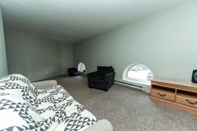 306 Wisconsin St, Oshkosh, WI 54901 - bedroom with a baseboard radiator and carpet flooring