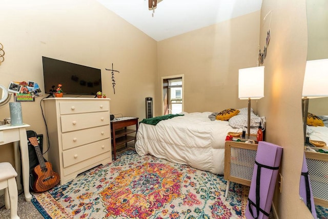 306 Wisconsin St, Oshkosh, WI 54901 - bedroom with vaulted ceiling