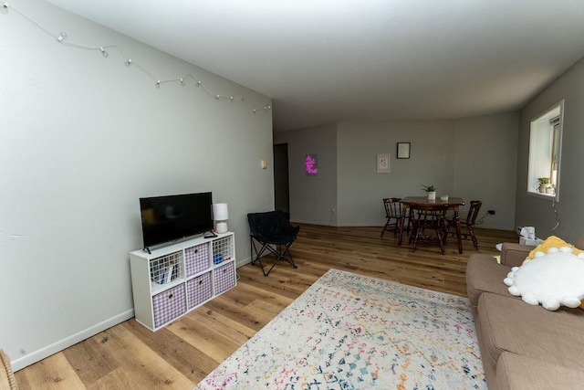 306 Wisconsin St, Oshkosh, WI 54901 - living room featuring wood finished floors and baseboards