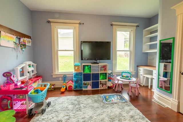514 Doty St, Mineral Point, WI 53565 - recreation room with plenty of natural light and wood finished floors