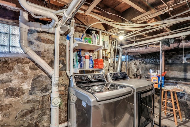 822 12th Ave, Union Grove, WI 53182 - washroom with washer and dryer