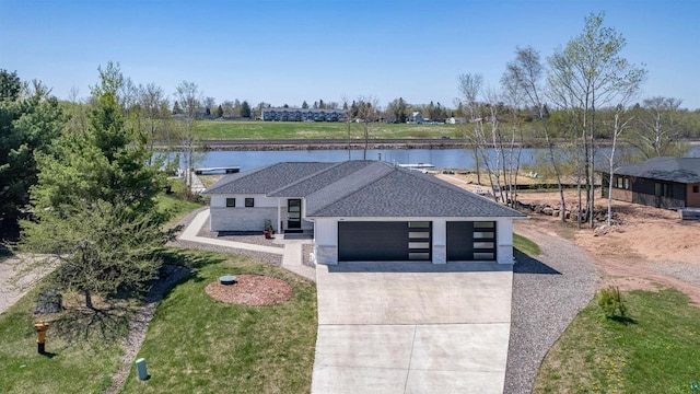 546 Marina Dr, Superior, WI 54880 - view from above of property with a large body of water