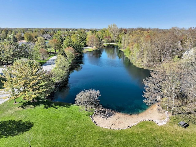 2531 Huntington Way, Suamico, WI 54173 - aerial view of a large body of water and a heavily wooded area