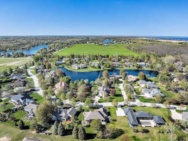 2531 Huntington Way, Suamico, WI 54173 - aerial view of property's location with a large body of water and nearby suburban area