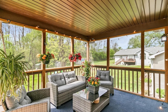 632 Grove St, Portage, WI 53901 - sunroom featuring an outdoor hangout area and healthy amount of natural light