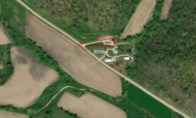 33902 County Rd N Unit L4, Hillpoint, WI 53937 - aerial map of property and surrounding area featuring property boundaries highlighted