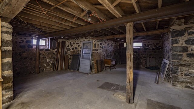 N2145 Lind Center Rd, Waupaca, WI 54981 - view of basement