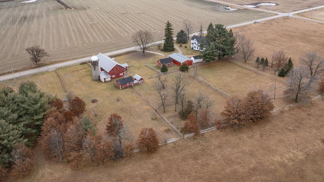 N2145 Lind Center Rd, Waupaca, WI 54981 - aerial view of property and surrounding area featuring rural landscape