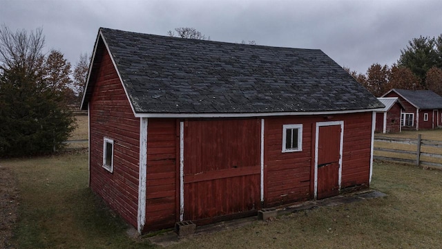 N2145 Lind Center Rd, Waupaca, WI 54981 - view of outbuilding featuring an outbuilding
