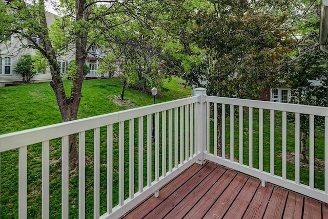 7102 Flagship Dr Unit 8, Madison, WI 53719 - deck with a lawn