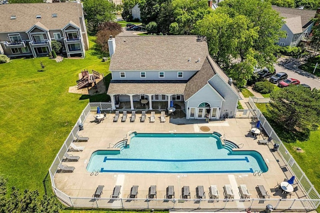 7102 Flagship Dr Unit 8, Madison, WI 53719 - view of subject property featuring a pool