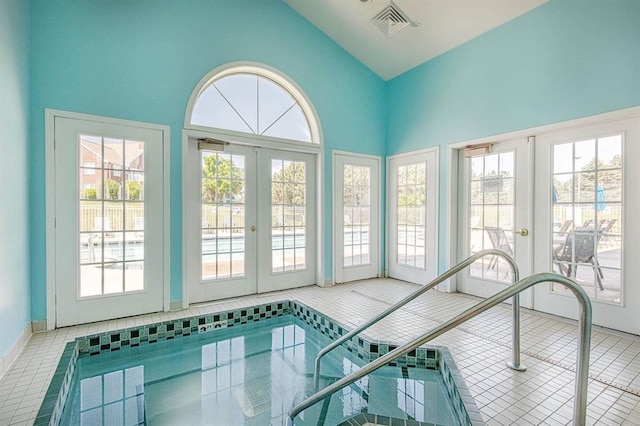 7102 Flagship Dr Unit 8, Madison, WI 53719 - view of pool featuring french doors