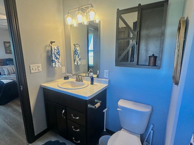 8505 Hinner Springs Dr, Weston, WI 54476 - ensuite bathroom with toilet and vanity