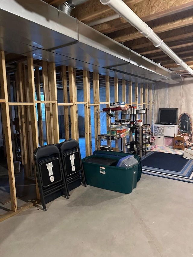 8505 Hinner Springs Dr, Weston, WI 54476 - view of unfinished basement