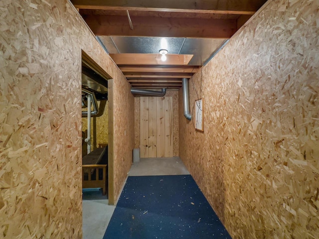 911 Fawn Ln, Port Edwards, WI 54469 - view of unfinished basement