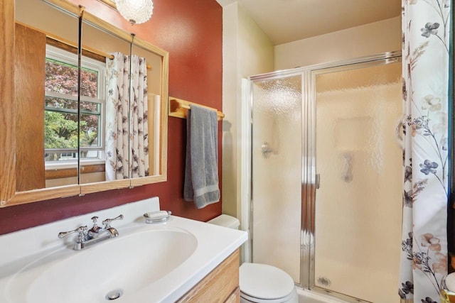 4901 Ralph Cir, Madison, WI 53714 - full bath featuring a stall shower, toilet, and vanity