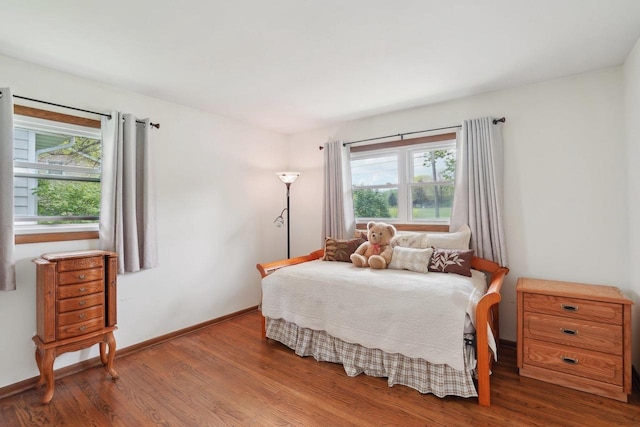 4901 Ralph Cir, Madison, WI 53714 - bedroom featuring wood finished floors and baseboards