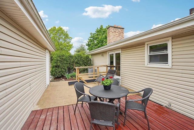 4901 Ralph Cir, Madison, WI 53714 - deck featuring outdoor dining area