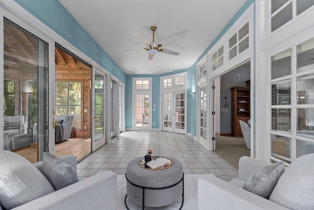441 E Apple Creek Rd, Appleton, WI 54913 - sunroom with french doors
