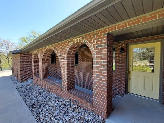 171 8th St, Clintonville, WI 54929 - property entrance with brick siding