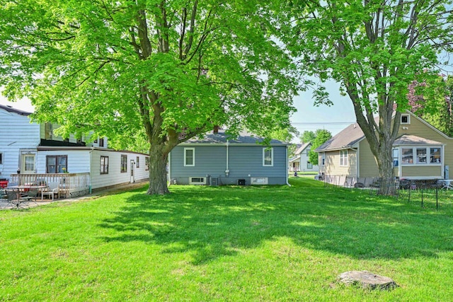 view of rear view of property