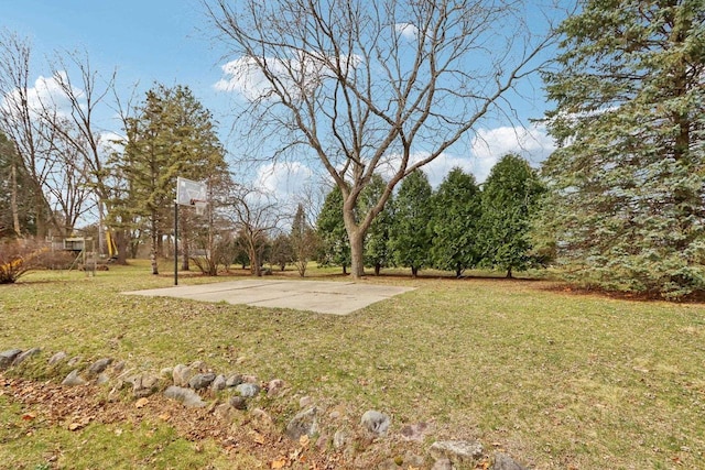 1714 Lewon Dr, Madison, WI 53711 - view of grassy yard with community basketball court