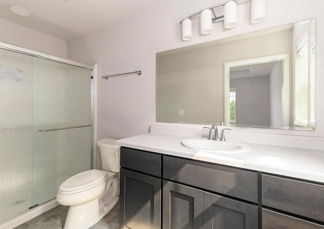 9120 Valley View Rd, Verona, WI 53593 - full bath with vanity and a shower stall
