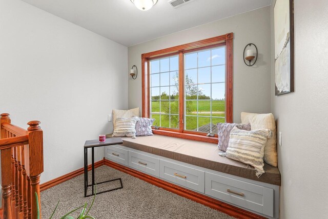 W5412 Bowe Ln, Fond Du Lac, WI 54937 - living area featuring carpet flooring and baseboards