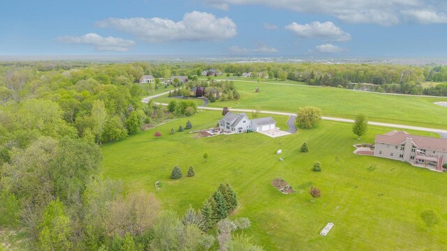 W5412 Bowe Ln, Fond Du Lac, WI 54937 - aerial view of sparsely populated area featuring a pastoral area