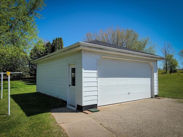 E6370 Garrity Rd, Manawa, WI 54949 - view of detached garage
