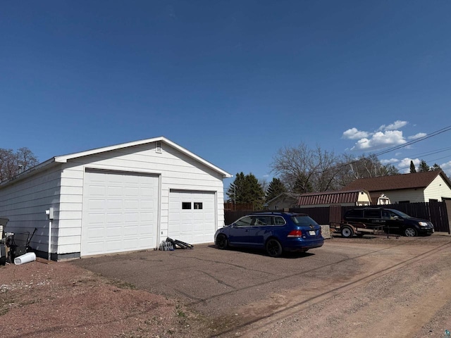 413 E 14th Ave, Ashland, WI 54806 - detached garage with fence